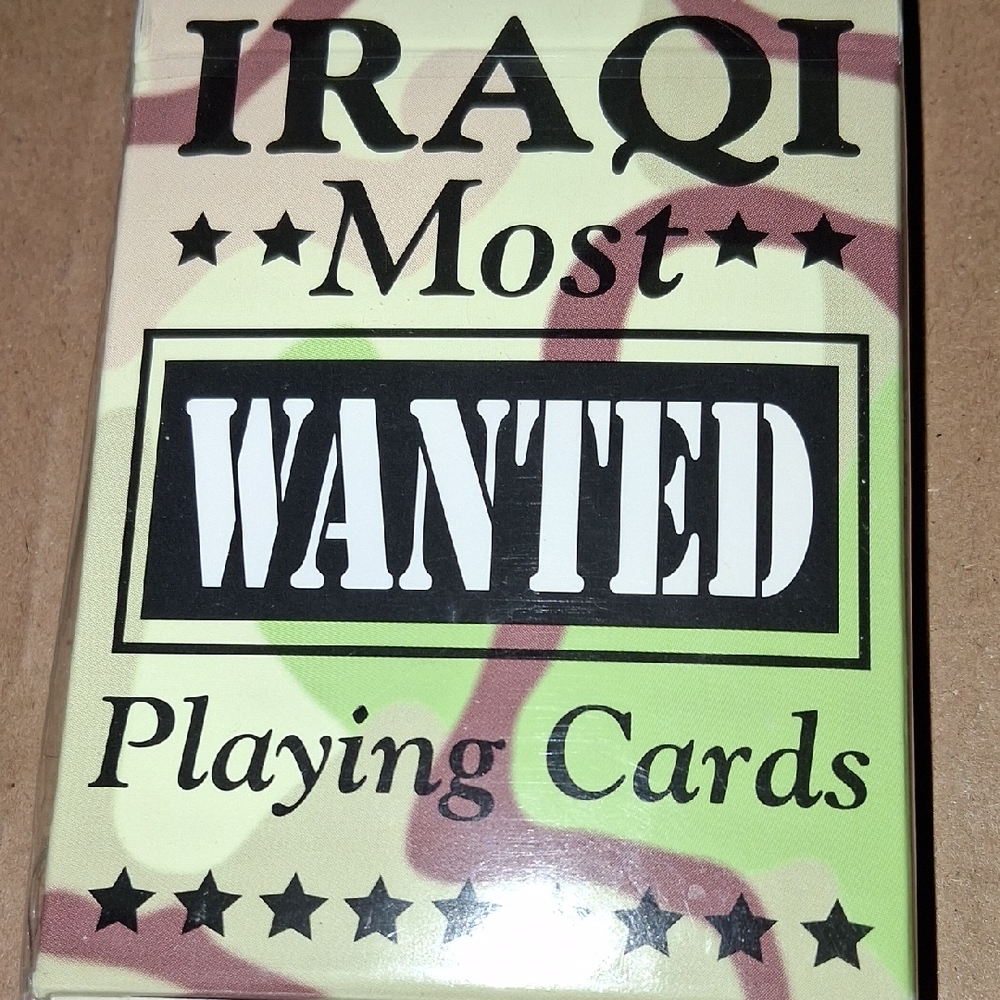 Iraqi Most Wanted Playing Cards